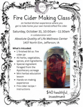 Fire Cider Making Class